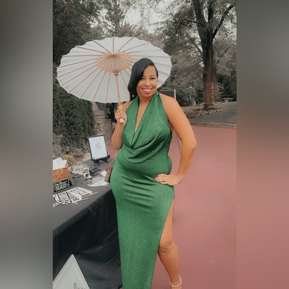 Emerald formal dress